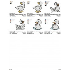 Package 3 The Ugly Duckling Embroidery Designs